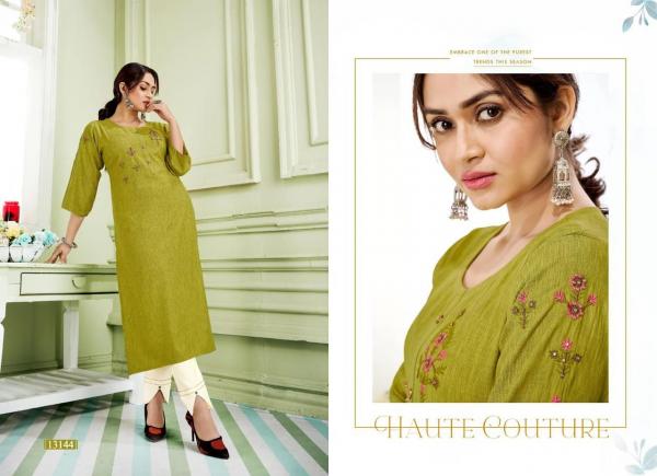 Kalaroop Janjar Designer Rayon Festive Wear Kurti